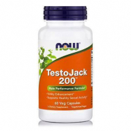 TESTO JACK 200™, 200 mg w/ Tongkat Ali, Horny Goat Weed - 60 Vcaps®