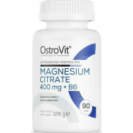 OstroVit Magnesium Citrate 400mg + B6 90 ταμπλέτες