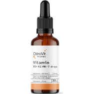 OstroVit Vitamin D3 + K2 MK-7 Drops Βιταμίνη για Ανοσοποιητικό 30ml