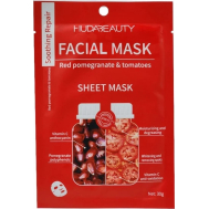 Huda Beauty Facial Red Pomegranate & Tomatoes Sheet Mask 30gr