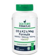Doctor's Formulas D3 & K2 & Mag Formula Βιταμίνη για Ανοσοποιητικό 60 κάψουλες