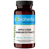Bioherba Apple Cider Vinegar Extract 200mg Συμπλήρωμα για Αδυνάτισμα 100 κάψουλες