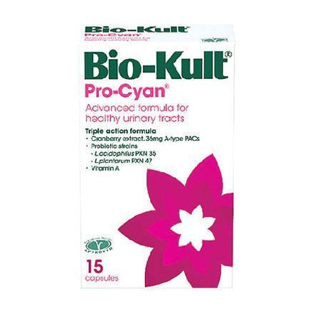 Bio-Kult Pro-Cyan 15 caps (Προηγμένη ΤΡΙΠΛΗ σύνθεση Cranberry για την υγεία του ουροποιητικού)