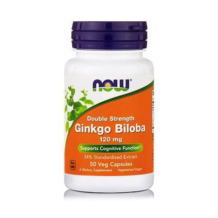 GINKGO BILOBA 120 mg (24% w/Gotu Kola & Eleuthero) - 50 Vcaps®
