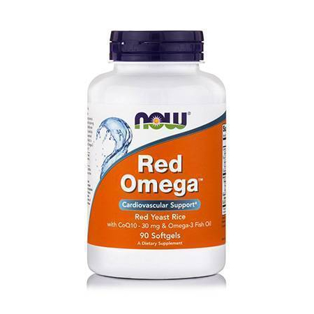 RED OMEGA™ (Salmon Oil 1000 mg, CoQ10 60 mg, Organic Red Yeast Rice) - 90 Softgels