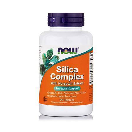 SILICA COMPLEX (40 mg HorseTail Extract !!!) 500 mg - 90 Tabs (Hair, Skin and Nails Health)