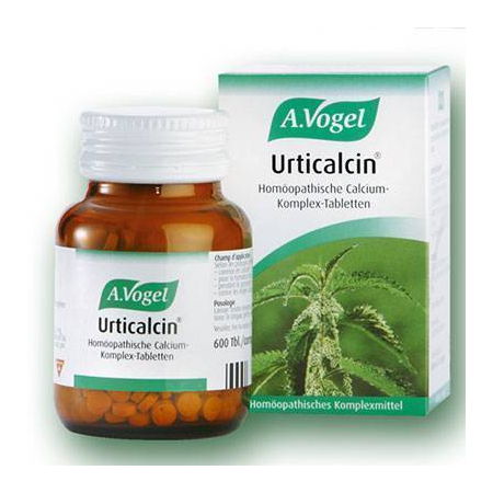 Urticalcin 600 tabs (Βιολογικό 100% απορροφήσιμο ασβέστιο από τσουκνίδα_ calc. carbonica)