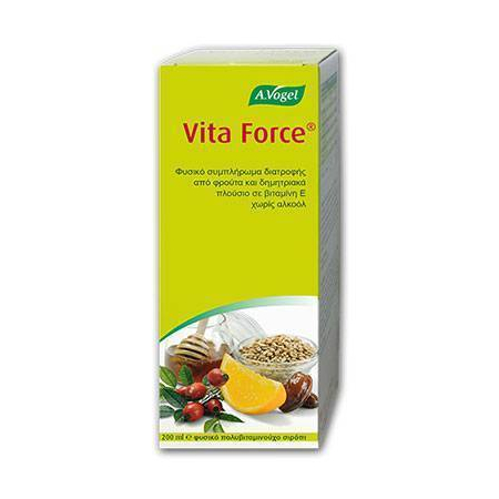Vitaforce 200ml (Πολυβιταμινούχο σιρόπι για ενέργεια_ αντοχή_ περιόδους έντονης καταπόνησης ή ανάρωσης)