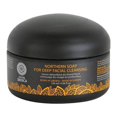 Natura Siberica Northern soap-detox for deep facial cleansing, 120ml package outside 3