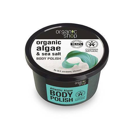 ORGANIC SHOP, Body polish Atlantic Algae, Scrub σώματος, Φύκια Αρκτικής, 250ml
