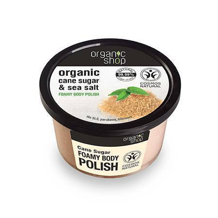 Organic Shop Foamy body polish Cane Sugar_Cosmos Natura, 250 ml