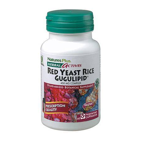 Nature's Plus Red Yeast Rice/Gugulipid Vcaps 60