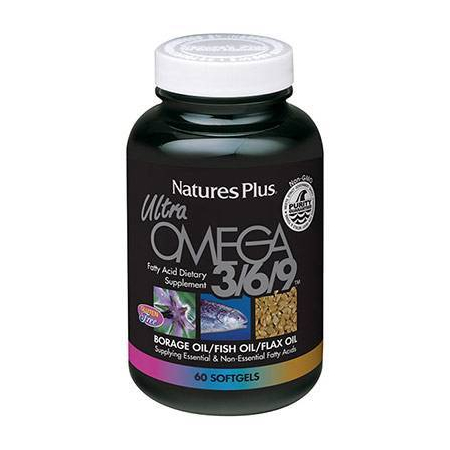 Nature's Plus Ultra Omega 3/6/9 1200mg Softgels 60