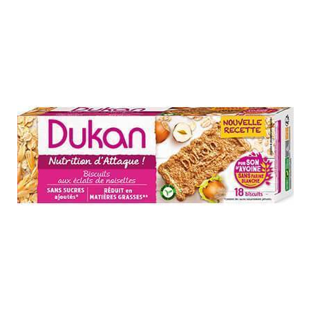 Dukan Μπισκότα βρώμης με γεύση φουντούκι, 225 γρ.