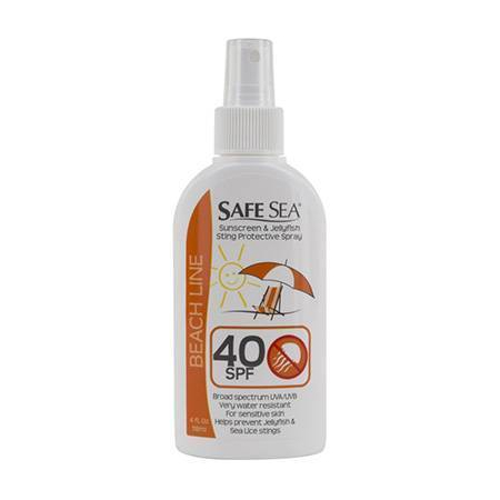 Safe Sea Anti-jellyfish Sting Protective Spray - Sunscreen Spf 40 118ml