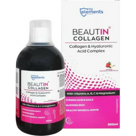 My Elements Beautin Collagen Βανίλια - Φράουλα 500ml