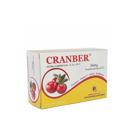 Medichrom Cranber Extra Farmellas 36mg 60 κάψουλες