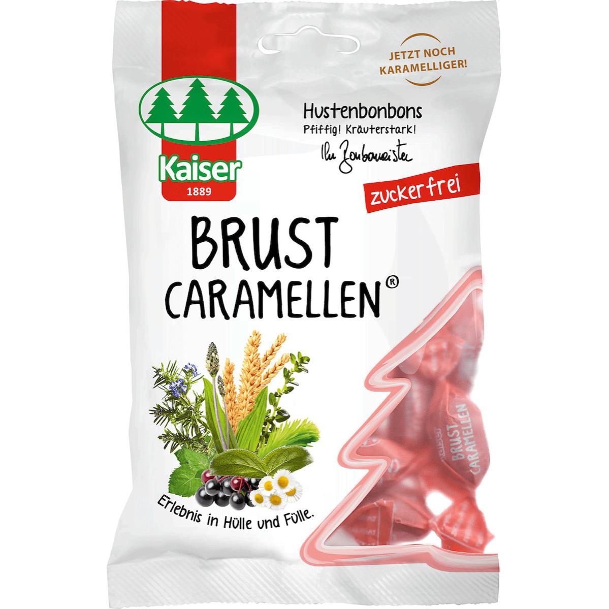 Kaiser 1889 Brust Caramellen Καραμέλες με 15 Βότανα & Έλαια 60gr - Image 1