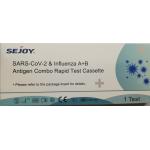 Sejoy SARS-CoV-2 & Influenza A+B Antigen Combo Rapid Test Cassette 1τμχ Διαγνωστικό Τεστ Ταχείας Ανίχνευσης Αντιγόνων Covid-19 & Γρίπης