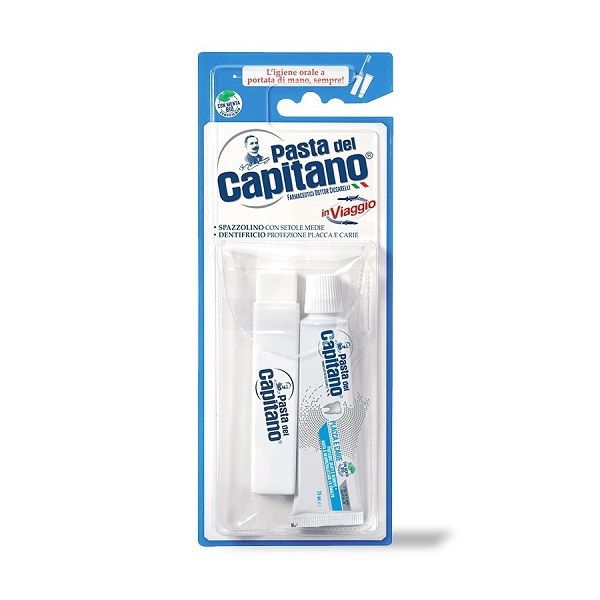 Pasta del Capitano Set κατά της Πλάκας & Τερηδόνας 25ml + Μίνι Οδοντόβουρτσα - Image 1