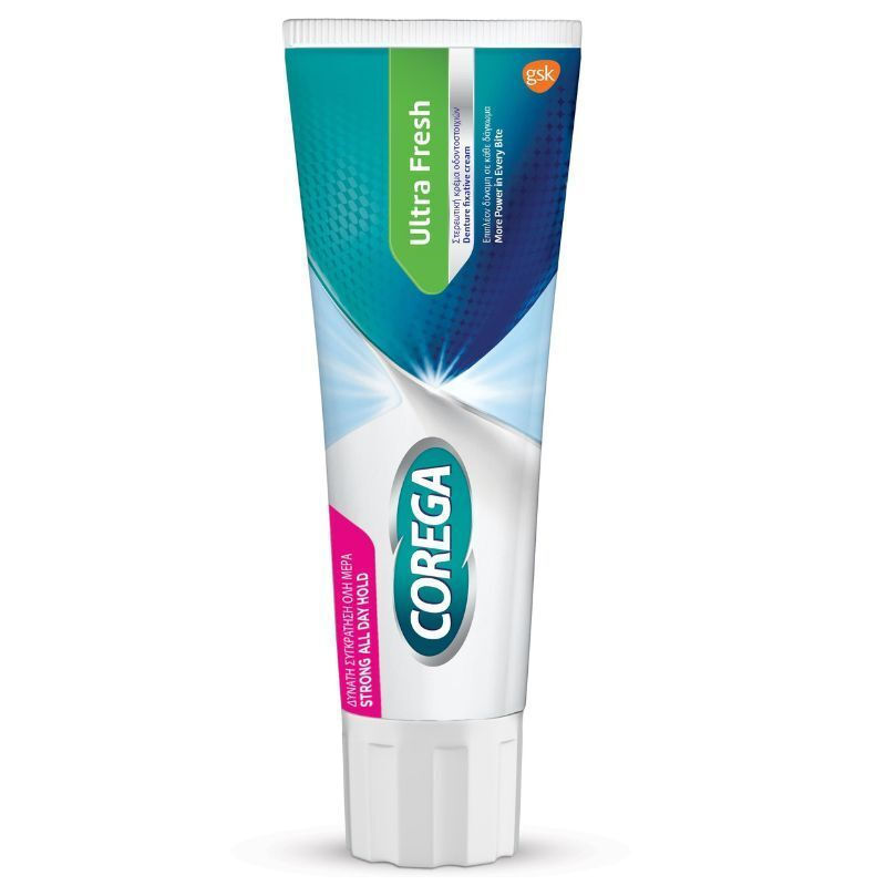 Corega Ultra Fresh Στερεωτική Κρέμα Τεχνητής Οδοντοστοιχίας 40gr - Image 1