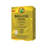 Moller's Total Plus Ιχθυέλαιο Ωμέγα 3 28 κάψουλες Βιταμίνες & Μέταλλα, Τζίνσενγκ, Ροδιόλα & Κράταιγος 28 ταμπλέτες