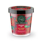 Natura Siberica Organic Shop Body Desserts Strawberry Jam, Μαρμελάδα Φράουλα Απολεπιστικό σώματος για βαθύ καθαρισμό, 450 ml