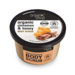 Natura Siberica ORGANIC SHOP Body scrub Honey Cinnamon, Scrub σώματος, Κανέλα & Μέλι 250ml
