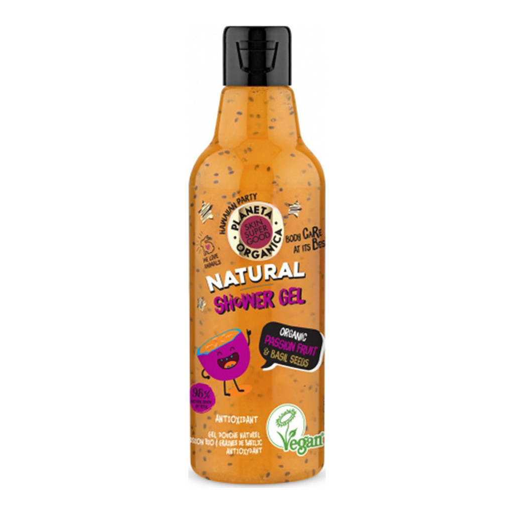 Natura Siberica Planeta Organica Skin Super Good Organic Passion Fruit & Basil Seeds Natural 250ml - Image 1