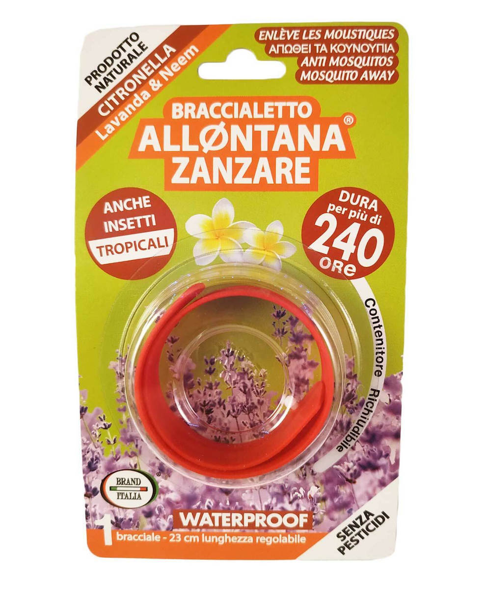 Brand Italia Mosquito Away Adults Εντομοαπωθητικό Βραχιόλι Λεβάντα Κόκκινο - Image 1