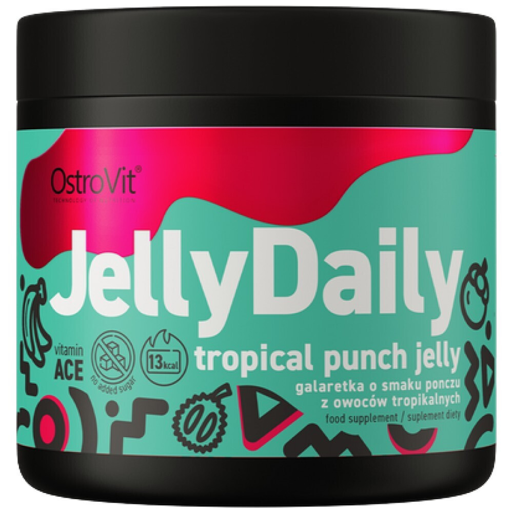 Ostrovit Jelly Daily Pork Gelatin & Vitamins 350 Γραμμάρια Tropical Punch - Image 1