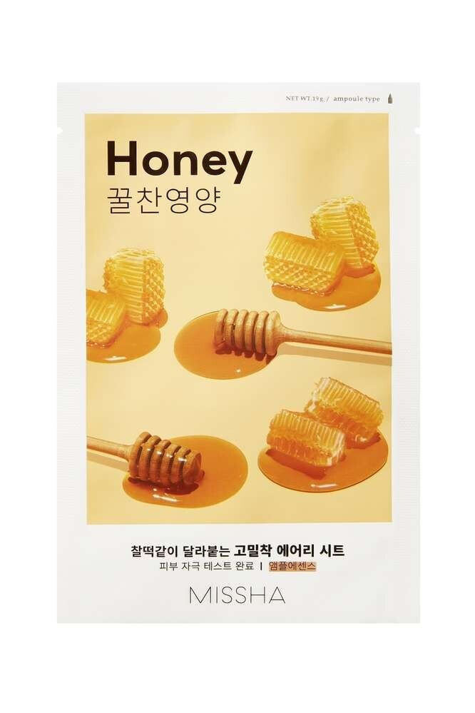20231023105554_missha_airy_fit_honey_maska_prosopou_gia_lampsi_19gr Missha Airy Fit Honey Sheets για Λάμψη 19gr - Image 1