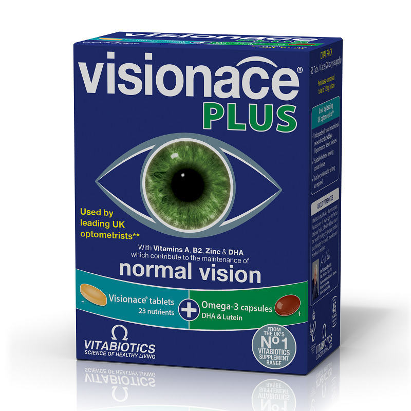Vitabiotics Visionace Plus Ειδικό Συμπλήρωμα Διατροφής 28 ταμπλέτες 28 κάψουλες - Image 1
